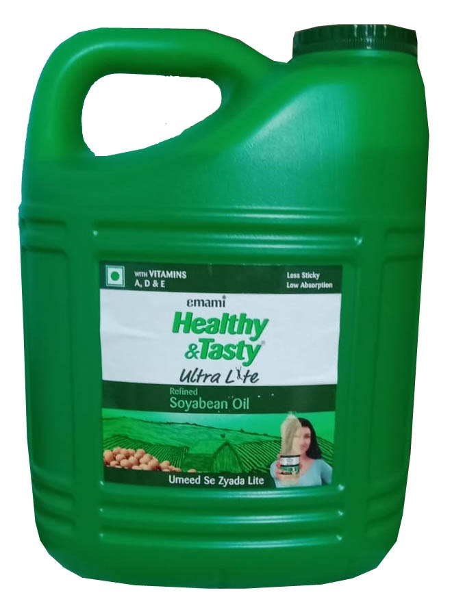 EMAMI Healthy & Tasty Ultra Lite Refined Soyabean Oil 13Kg Jar
